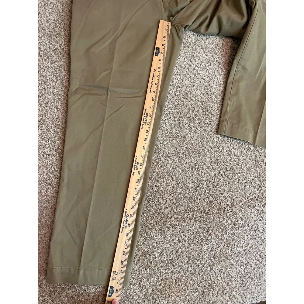VTG Polo Ralph Lauren Men's Chino Pants 38x32 Khaki Tan Straight Leg Flat Front